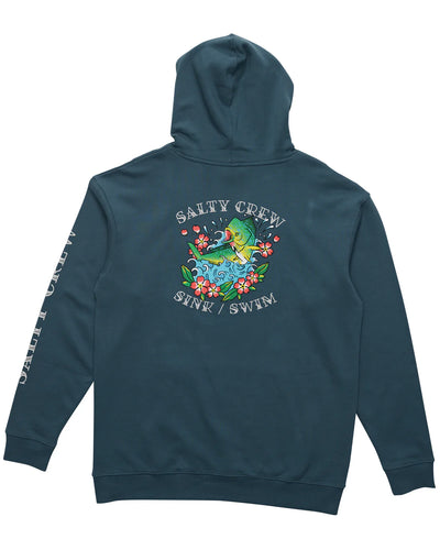 Salty Crew Old School Vintage Mid Weight Fleece Hood